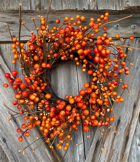 fall wreath berries